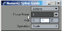 Использование инструмента Spline Guide
