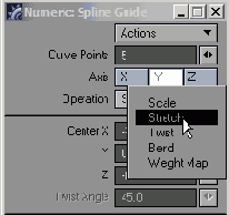 Использование инструмента Spline Guide
