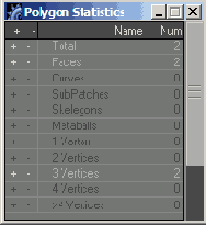 Окно Statistic