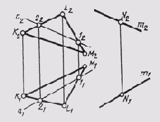 § 61. Пересечение прямой с плоскостью